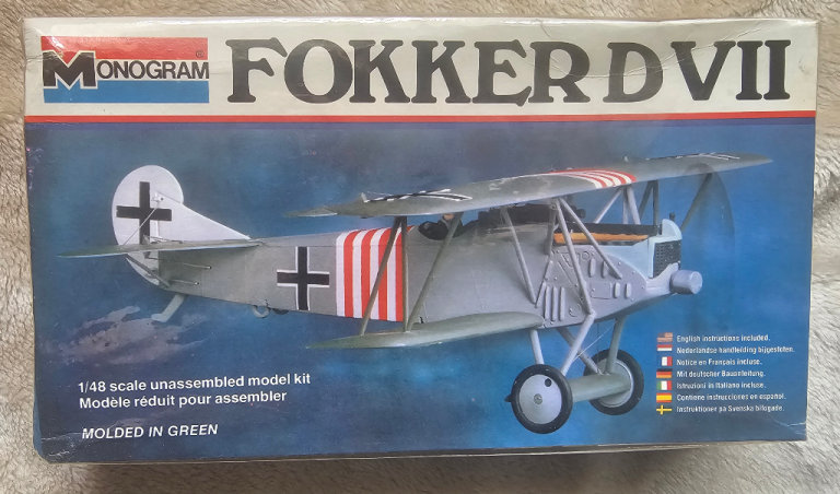 FOKKER DVII Monogram Model Kit