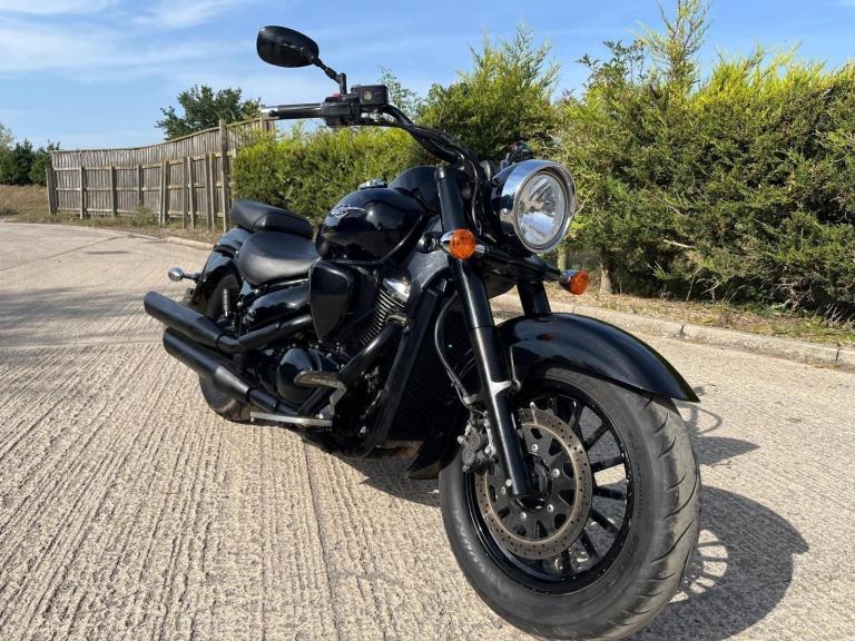 2014 14 SUZUKI VL 800 BL4 INTRUDER CUSTOM CRUSIER ALL BLACK CLEAN VL800 VZ800