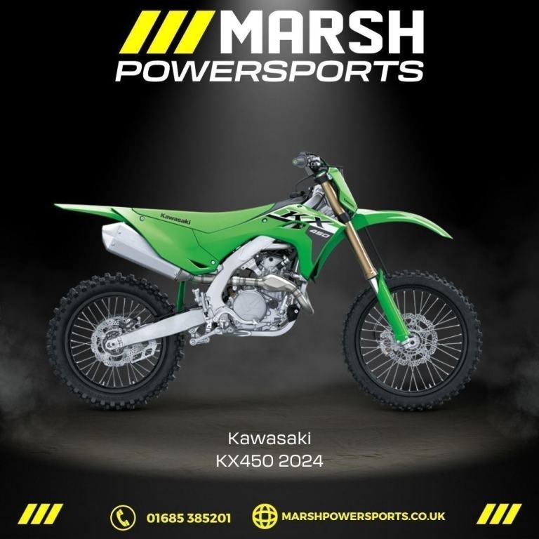 Kawasaki KX450 2024 Model - Kawasaki Main Dealer - HUGE DISCOUNT!