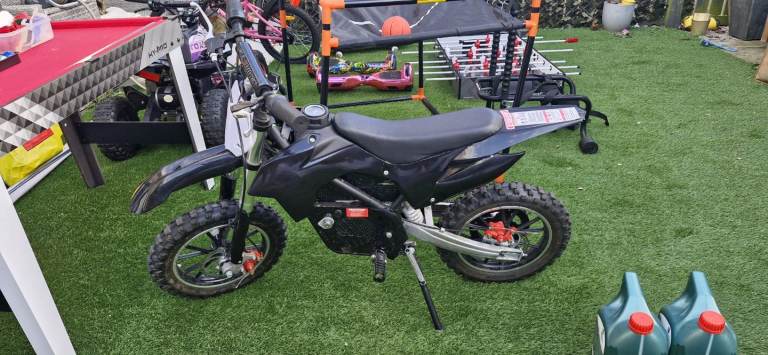FunBikes MXR 550w Lithium Electric Motorbike 61cm Red/Black Kids Dirt Bike