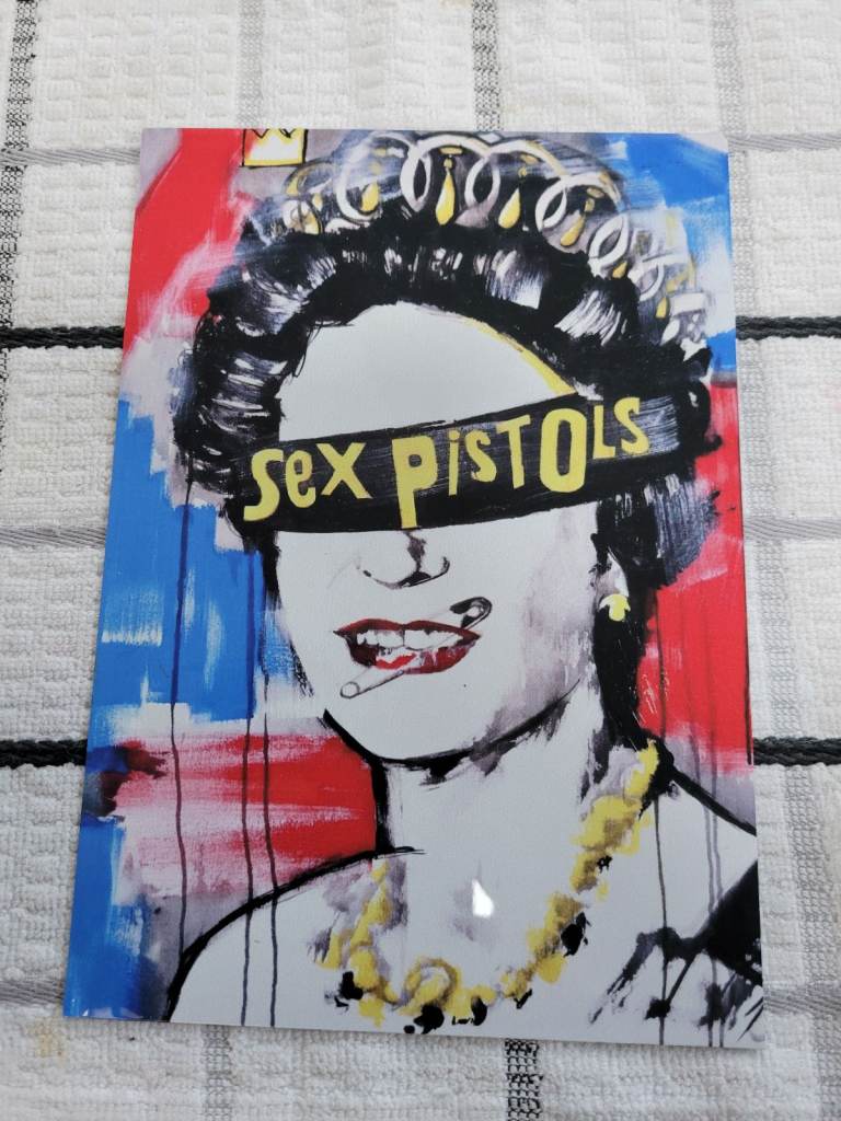 Sex pistols metal plaque 