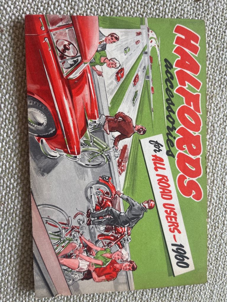 Vintage Halfords Accessories Catalogue 1960 – 'For All Road Users'