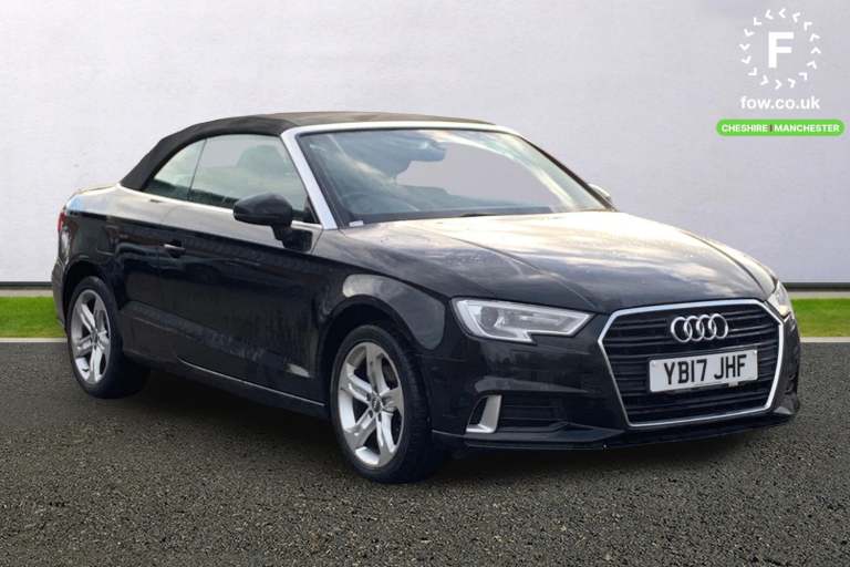 2017 Audi A3 1.4 TFSI Sport 2dr S Tronic Convertible PETROL Automatic
