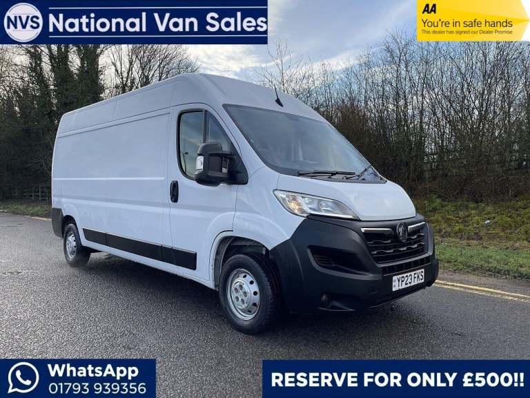 2023 Vauxhall Movano 2.2 CDTi 3500 BiTurbo Prime FWD L3 H2 Euro 6 (s/s) 5dr PANEL VAN Diesel Manual