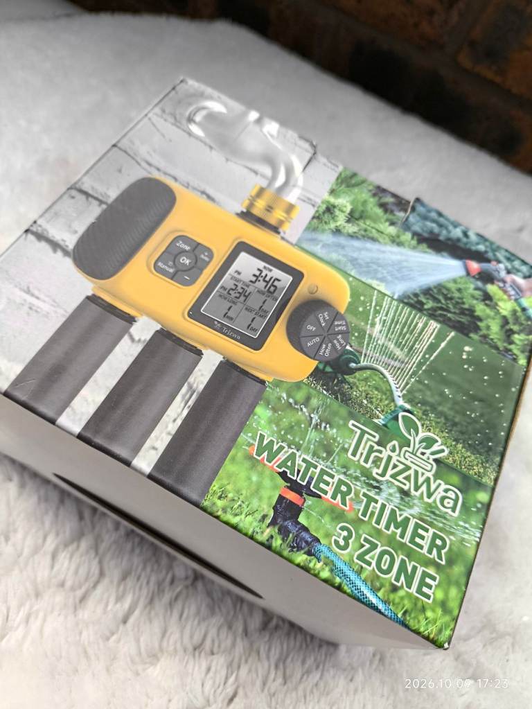 Trizwa Water Timer 3 Zone – Automatic Garden Sprinkler Controller