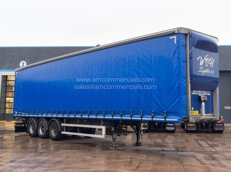 CARTWRIGHT 4450MM PILLARLESS CURTAINSIDE TRI AXLE TRAILER