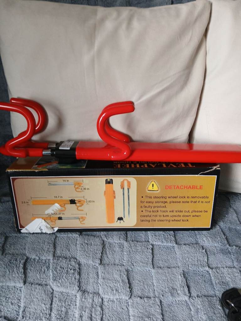 Tevlaphee steering lock