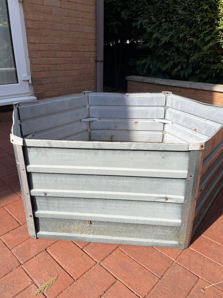 Large metal planter