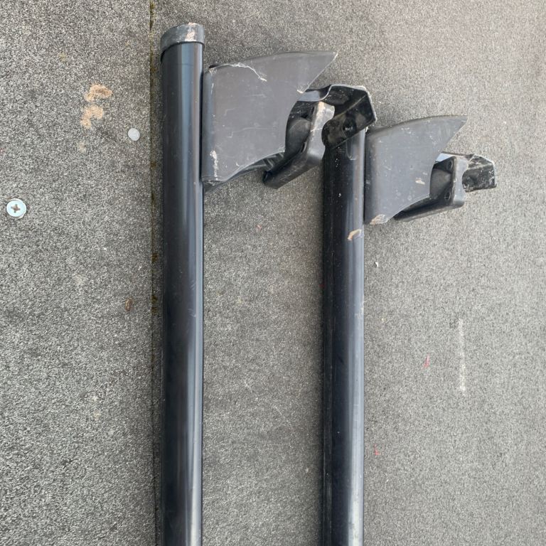 Farad Wing Black Aluminium Roof Bars Set for Ford S-Max (No Glass Roof) 15-23