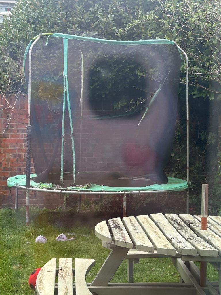 Trampoline for free need gone asap 