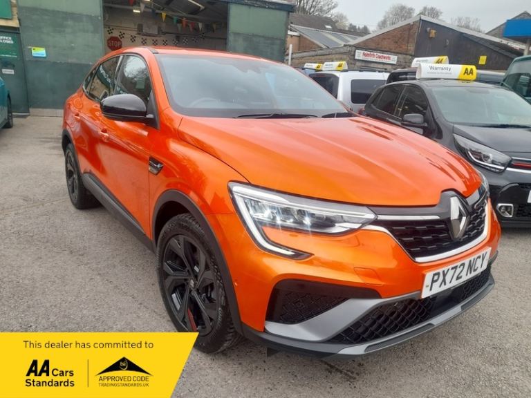 Renault Arkana RS LINE 1.6 E-TECH, auto,1 OWNER, ORANGE, HUGE SPEC, FULL HISTORE