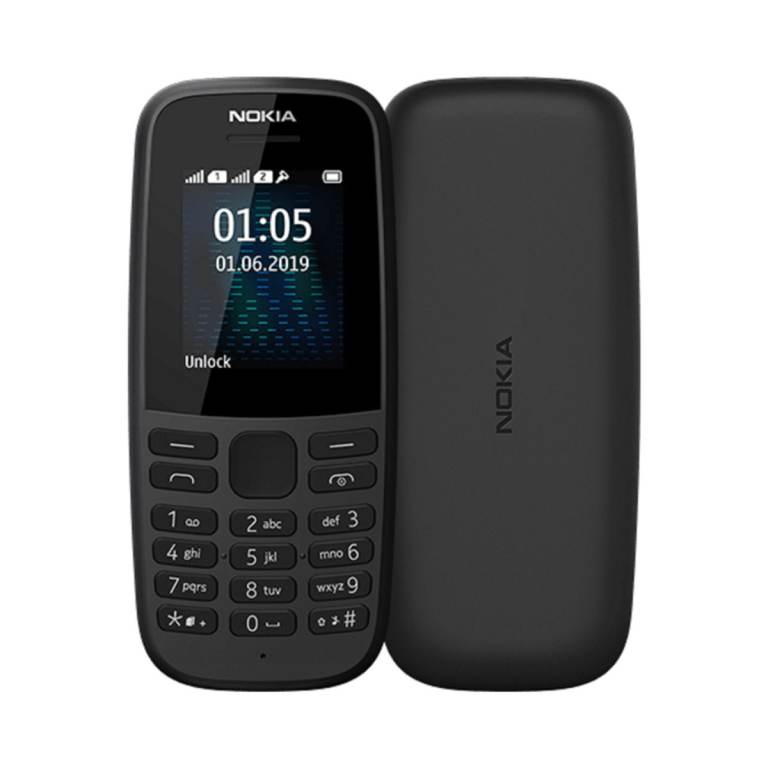Nokia 105 (OEM) black Duel Sim, colour black (brand New)