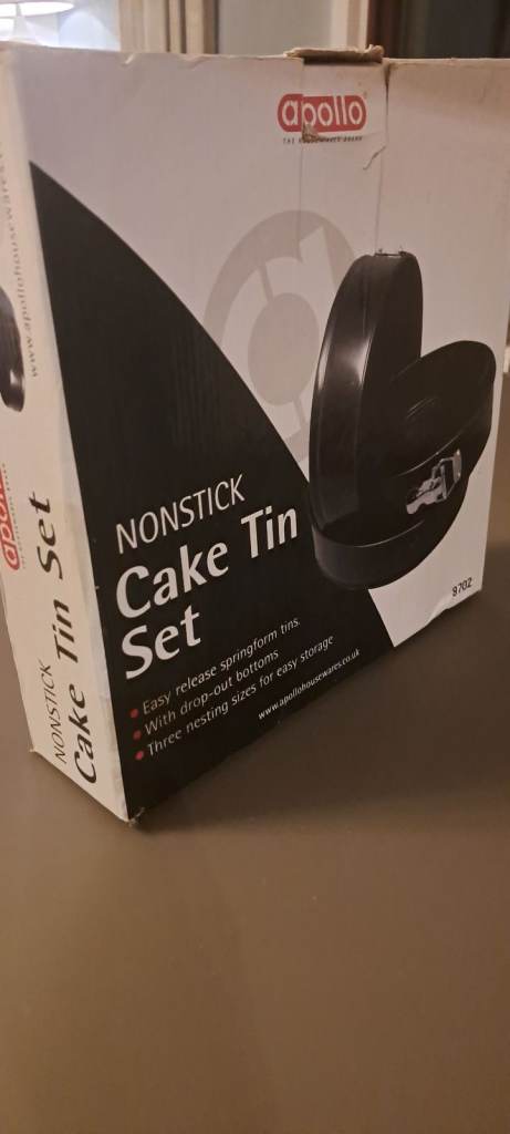 New Apollo Nonstick Cake Tin Set – Still Boxed