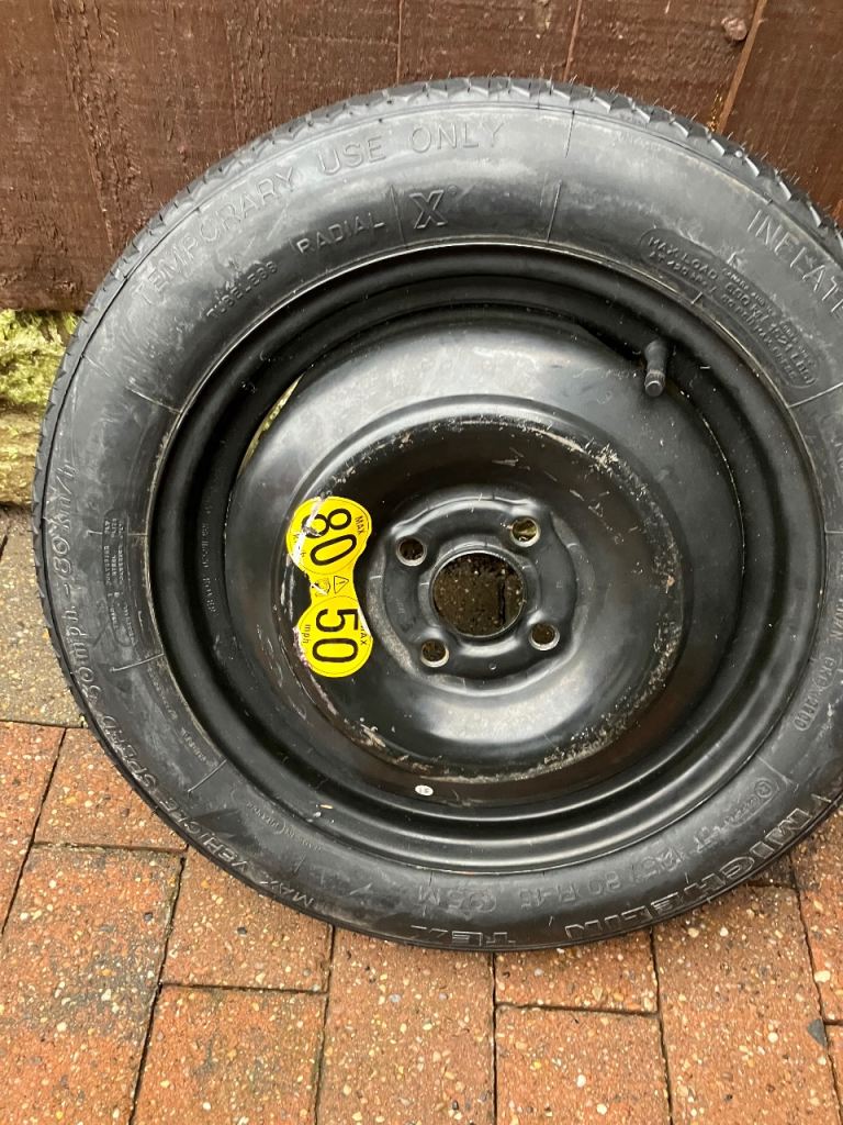 Honda Jazz. Space saver wheel/tyre