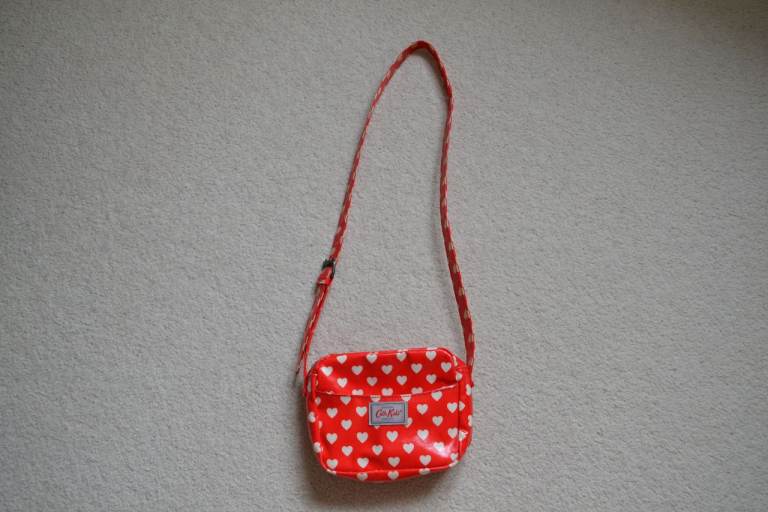 Cath Kidston Cath Kids Red White Heart Crossbody Bag