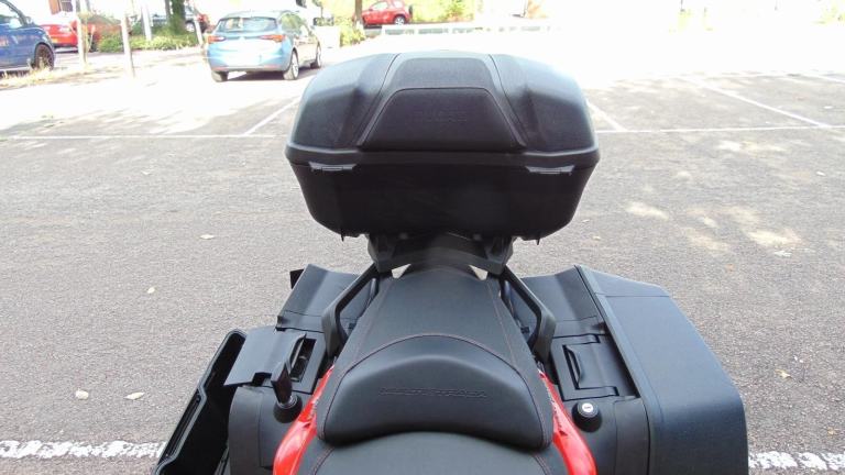 Ducati Multistrada 1200S Granturismo 2014 full luggage spec Italian tourer 