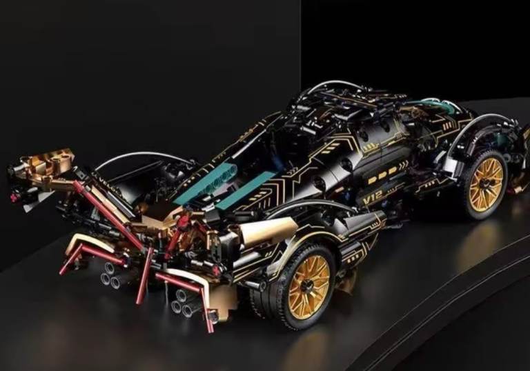 Lego Style sports car set