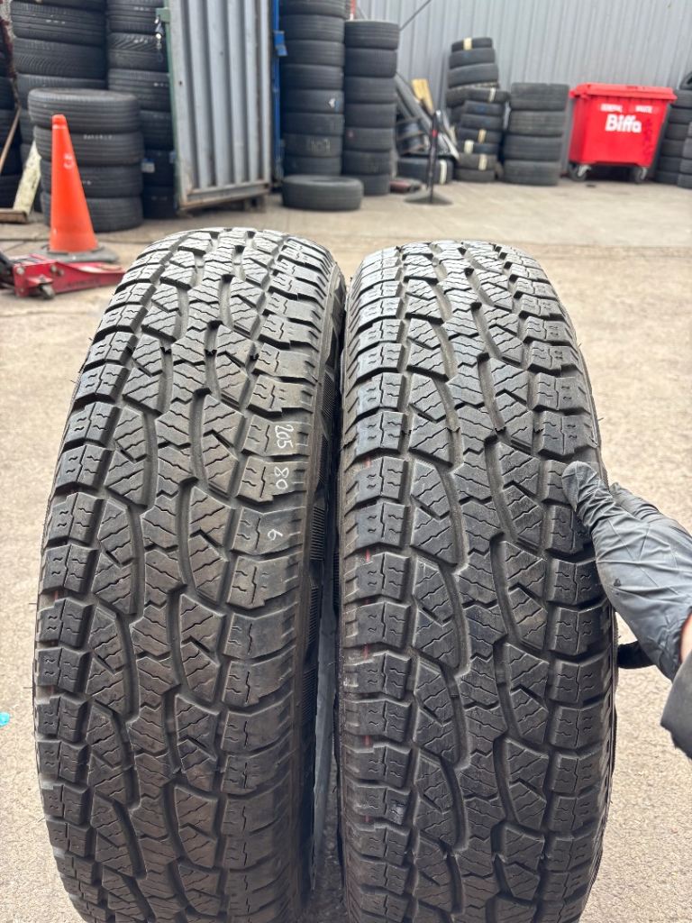 2x 205/80/16 Goodride Radial SL369 A/T