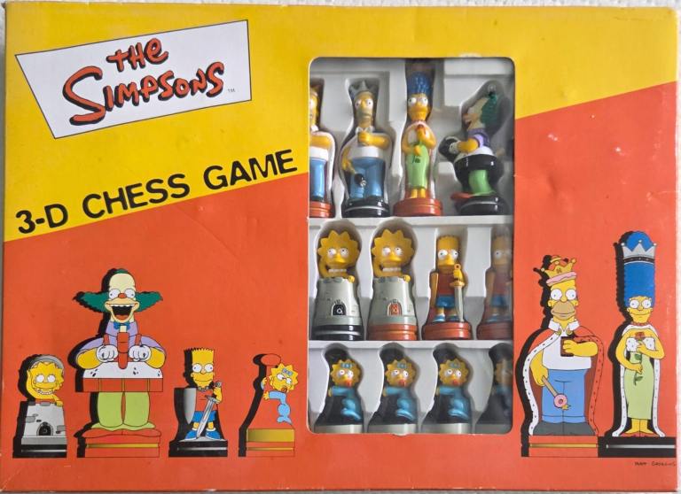 The Simpsons 3D Chess game