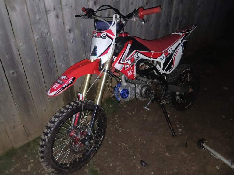 140cc in 160cc frame 