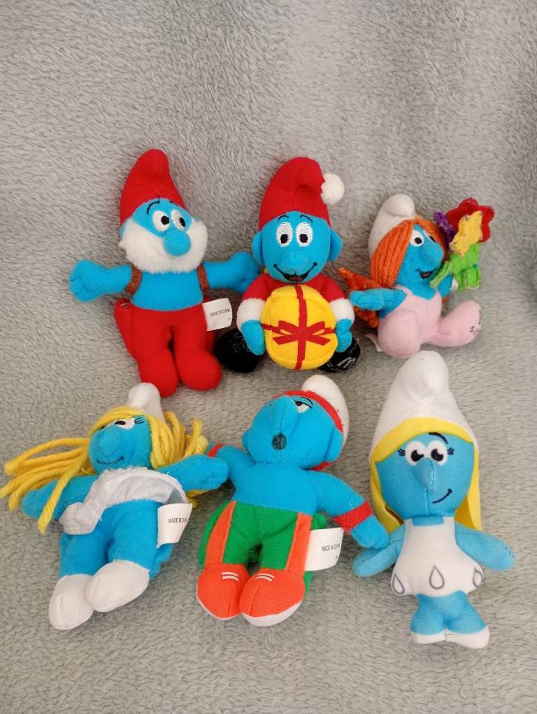 McDonald's smurf toys 
