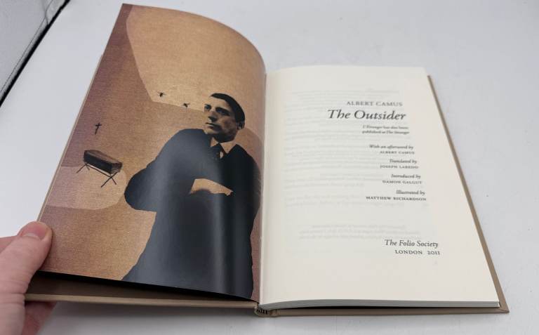 The Outsider ALBERT CAMUS Illustrated Matthew Richardson FOLIO SOCIETY 2011 VGC