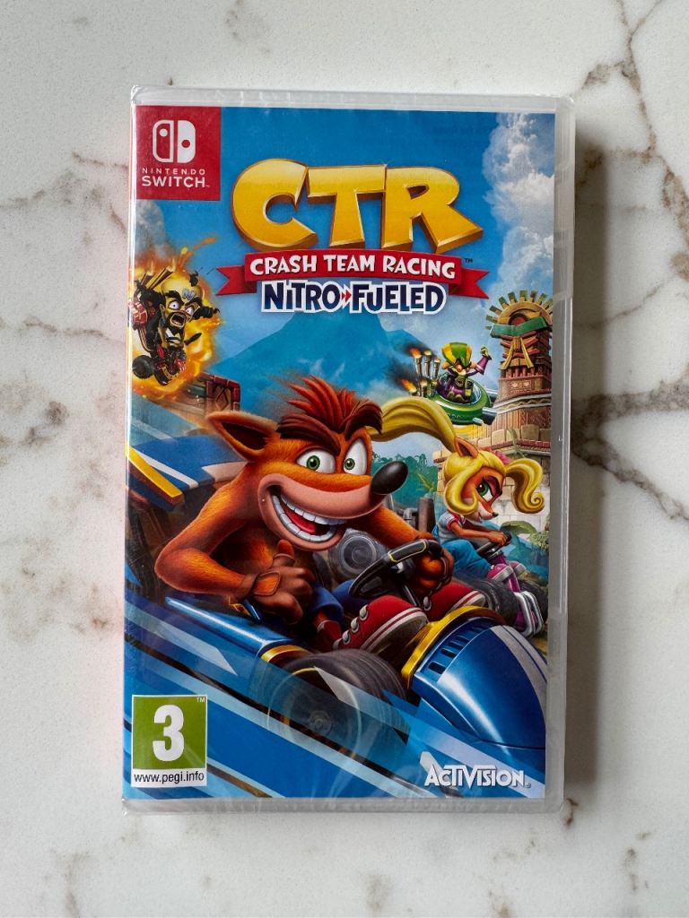 Crash Team Racing Nitro-Fueled Nintendo Switch Brand New & Sealed