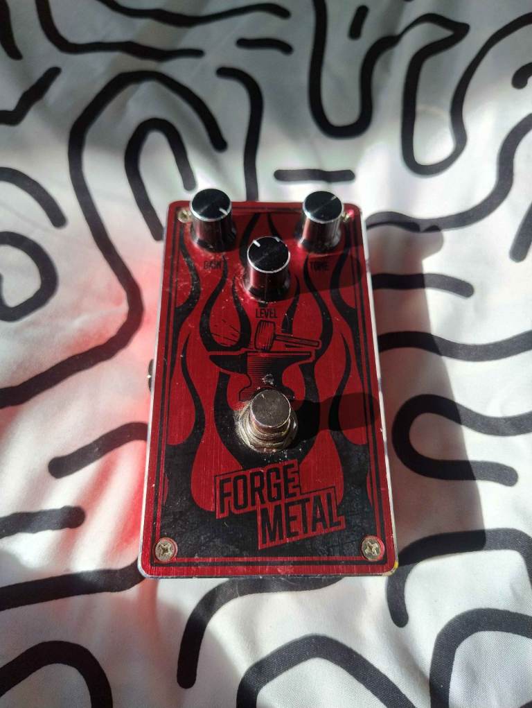 Forge Metal Guitar Pedal – Red, Good Condition