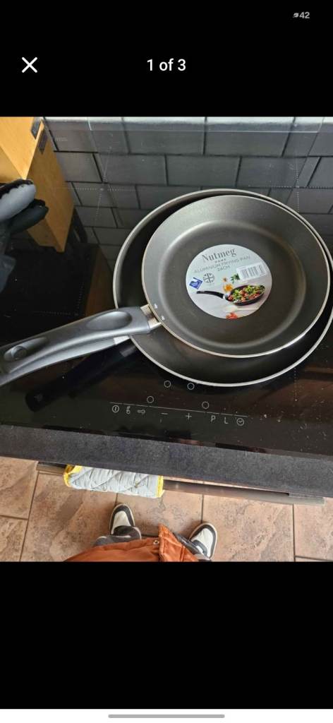 Two Non-Stick Frying Pans – As Good As New