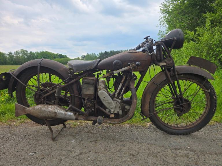 Royal Enfield Model JL 1930 -500cc Barn-find - RUNNING RESTORATION-