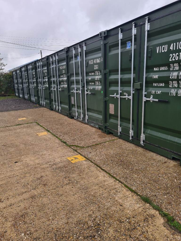 Shipping container storage, rent 