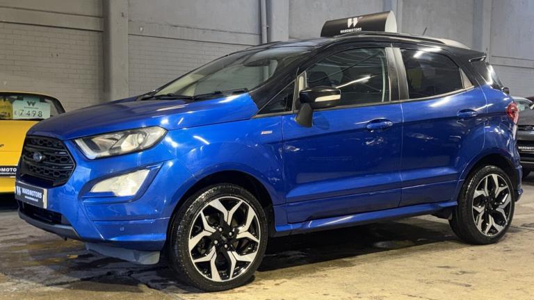 FORD ECOSPORT 1.0 T EcoBoost ST-Line Blue 5dr SATNAV+PARTLEATHER+REVERSECAM 2018