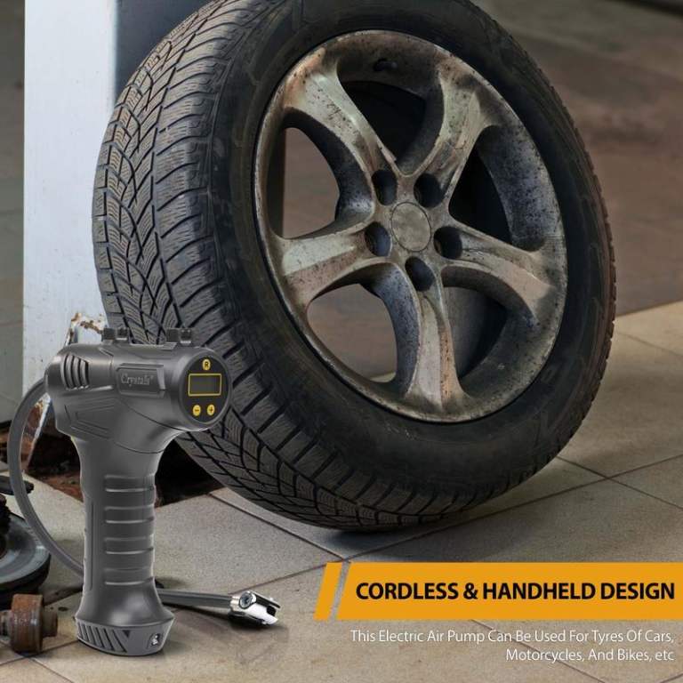 Cordless Electric Car Tyre Inflator Pump