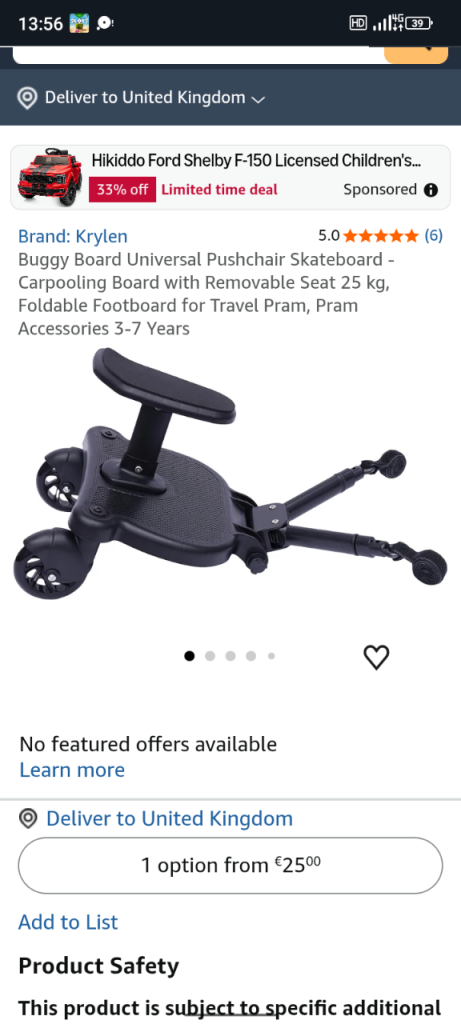 Buggy board 