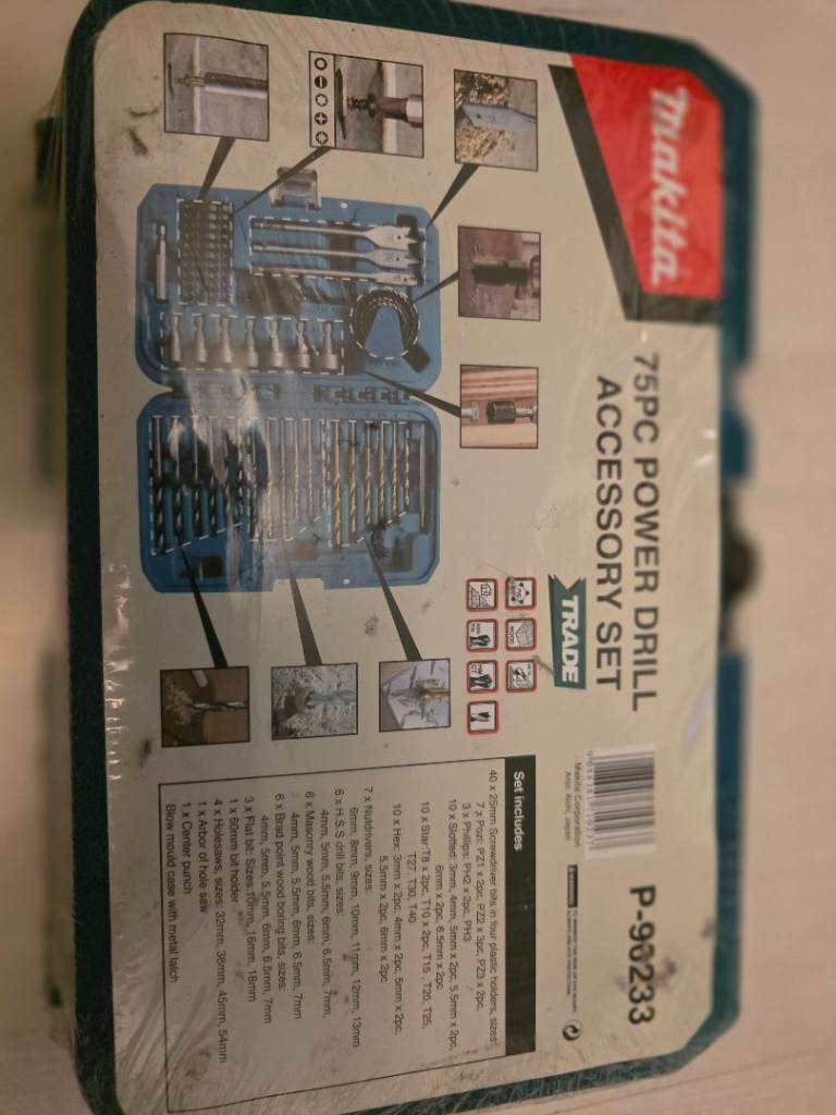 Makita 75pc bit set BN