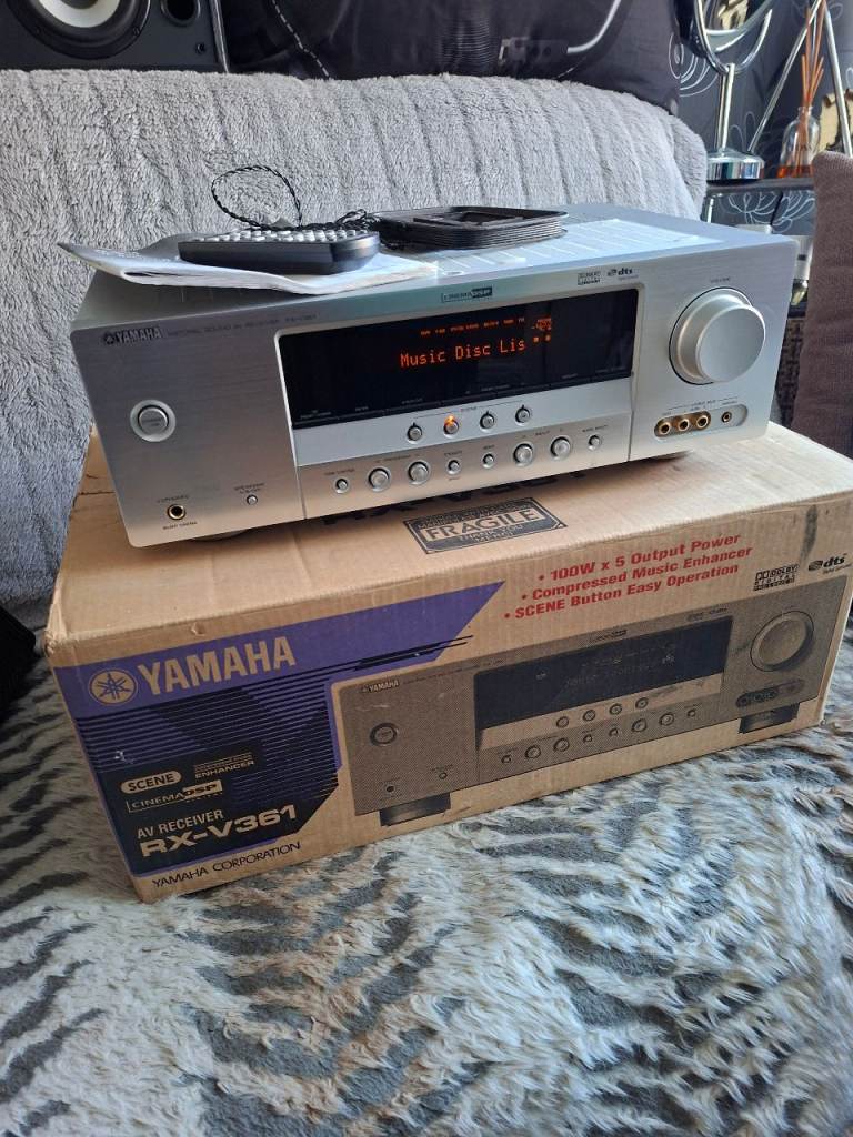 HI-Fi AUDIO VIDEO YAMAHA AV RECEIVER AMPLIFIER NEW CONDITION 