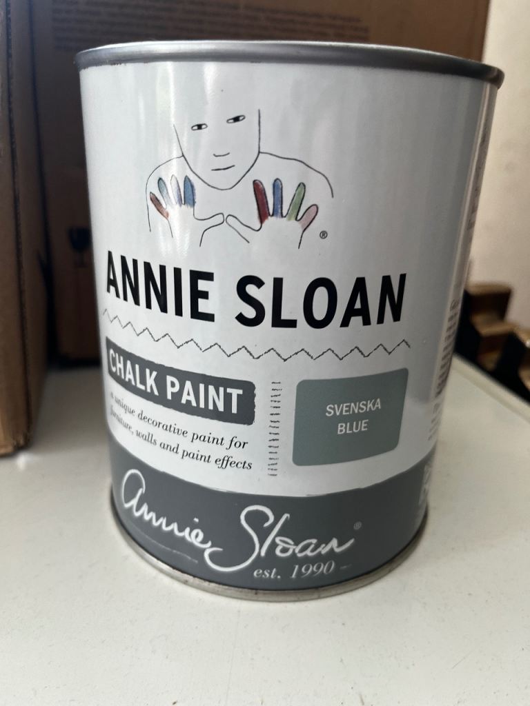 Full tin of Annie Sloan Svenska Blue Chalk Paint