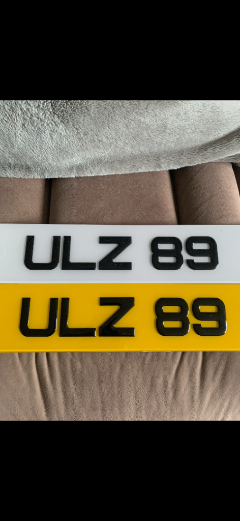 Number plate