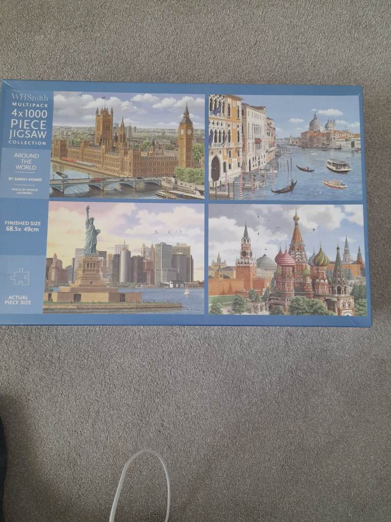 3 x 1000 Piece Jigsaw puzzles – Great Xmas Presents
