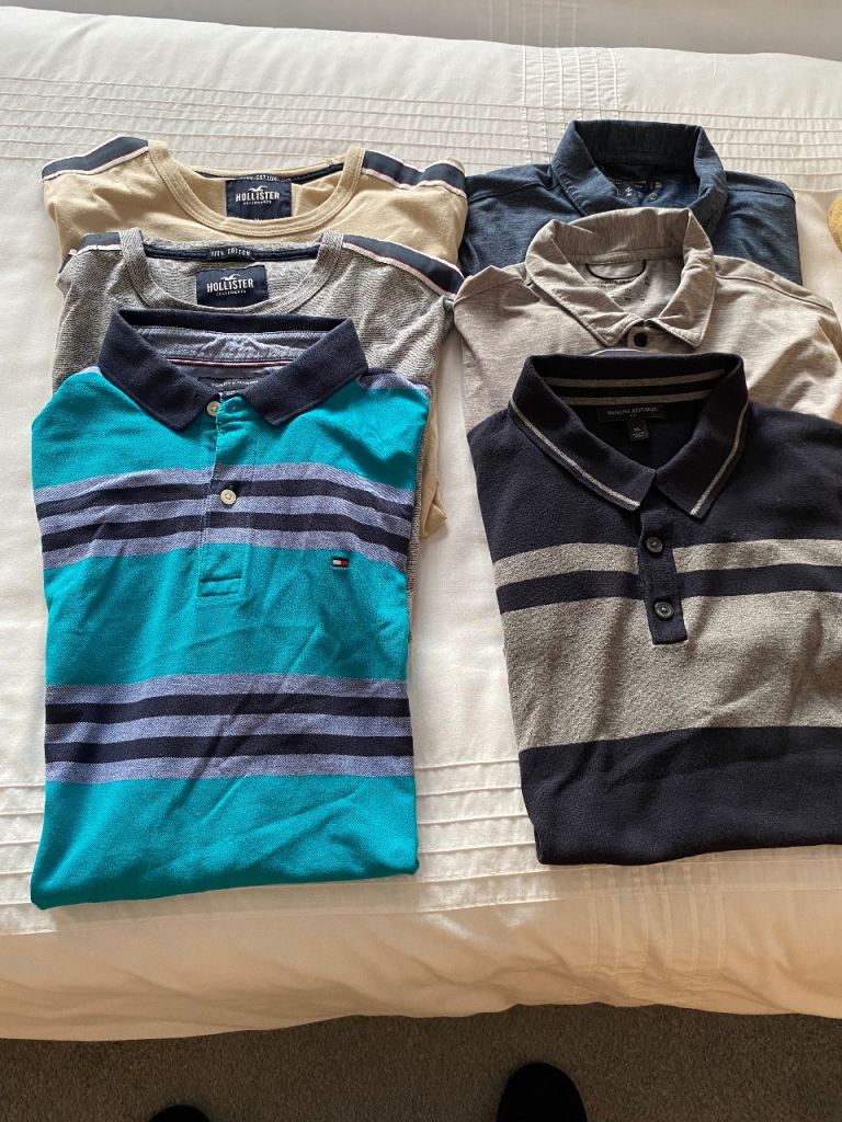 Six Men’s Designer Label Tee Shirts 