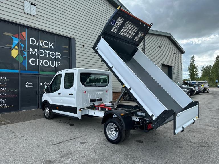 26 Reg, Ford Transit L3 Double Cab One Way Alloy Tipper