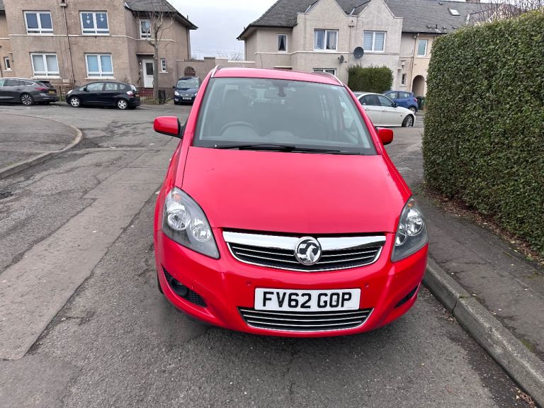 Vauxhall, ZAFIRA, MPV, 2012, Manual, 1598 (cc), 5 doors