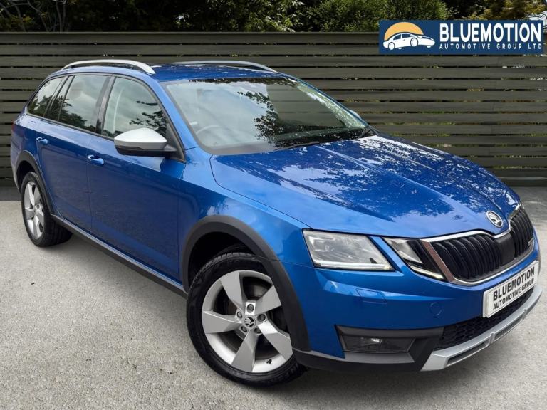 ✿2017/67 Skoda Octavia 2.0 TDI CR SCOUT 4x4 5dr, Blue, Diesel ✿FOUR WHEEL DRIVE✿