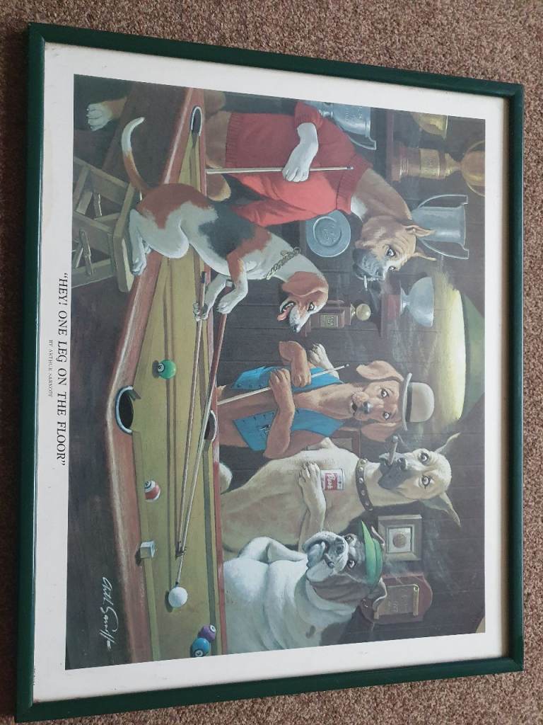 Large framed print by arthur sarnoff 