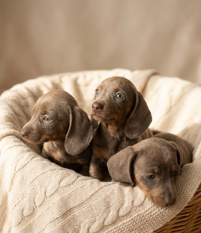 8-week-old Miniature Dachshund boys looking for their forever homes