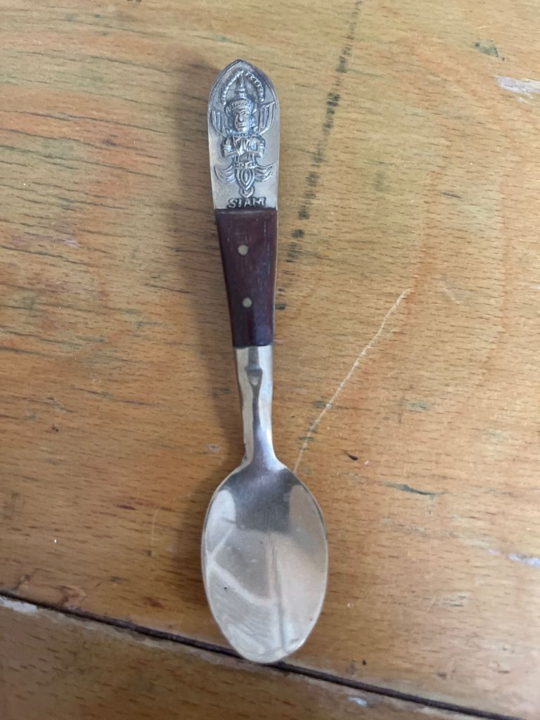 a vintage Thai souvenir spoon