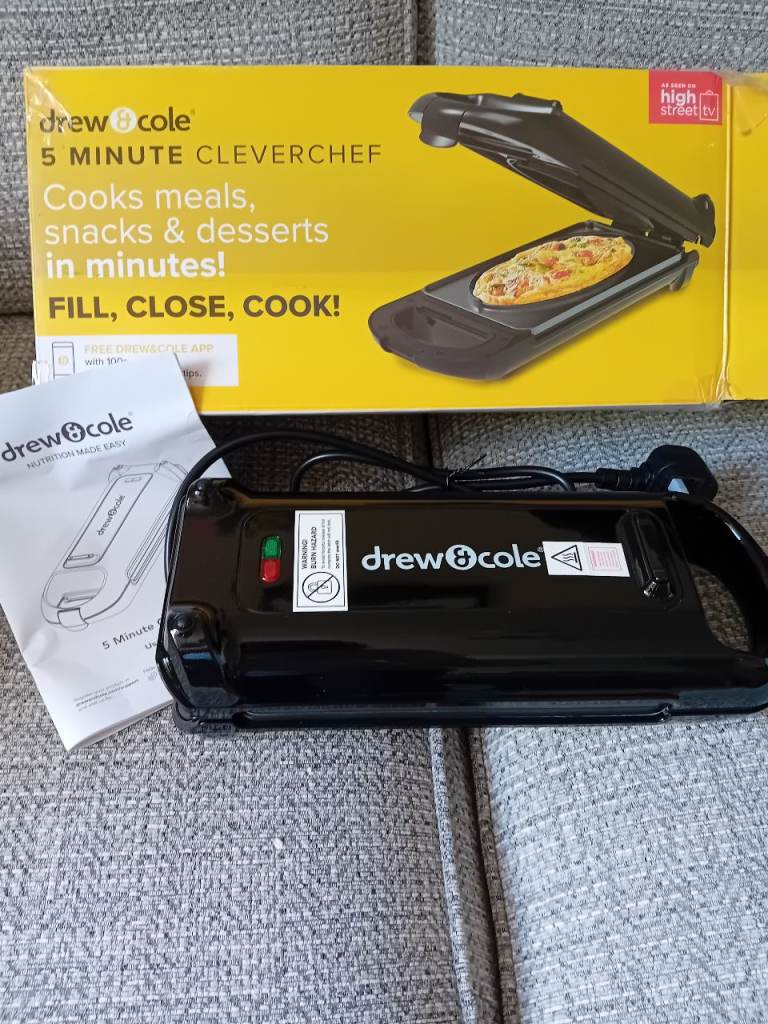 Drew & Cole 5 Minute CleverChef – Black, As New