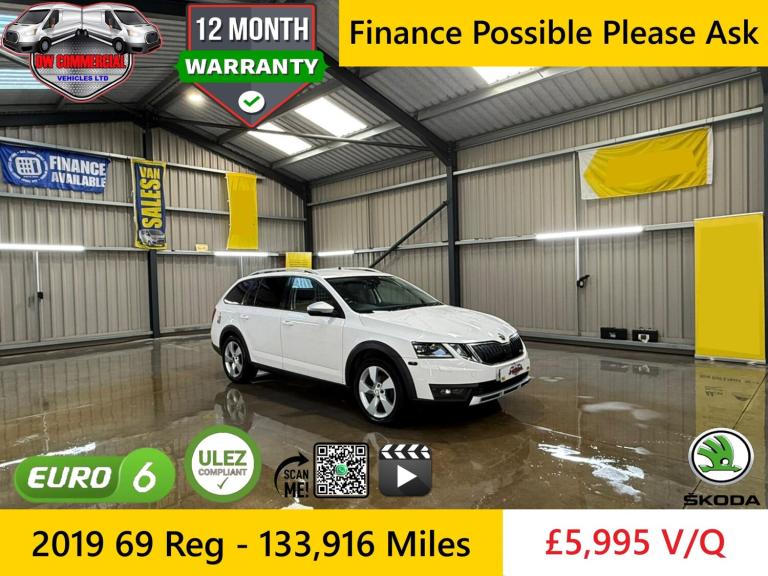 2019 69 Reg SKODA OCTAVIA 2.0 TDI 150 CR Scout 4x4 5dr DSG Auto EX-NHS VEHICLE