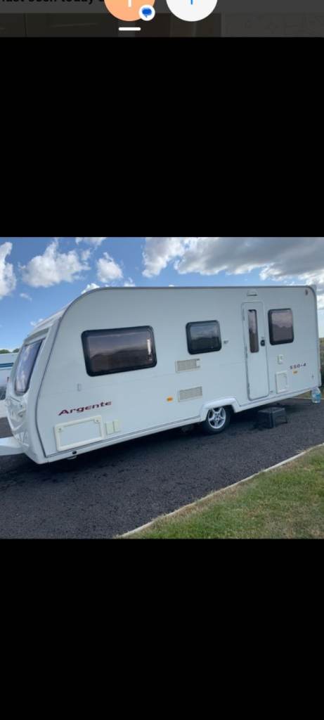 Avondale argente 550-4 4 berth caravan