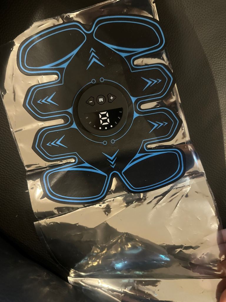 EMS Wireless Abdominal Muscle Stimulator & New Gel Pad